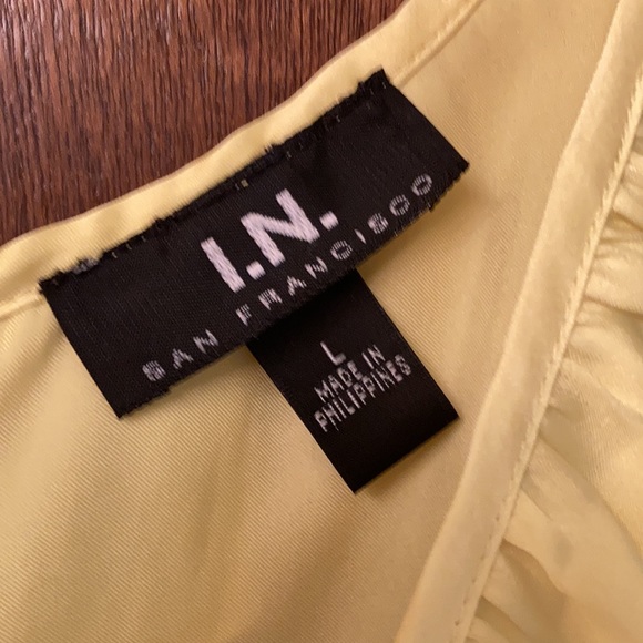 Yellow Silk I.N. San Francisco Tank Top - Picture 2 of 9